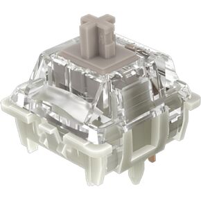 مفاتيح لوحة المفاتيح GATERON Baby Racoon 2.0، RGB LED خطي طويل الجذعية 5 دبابيس مصنع مسبقة التشحيم 55gf 20 مم مفاتيح زنبركية للوحات المفاتيح الميكانيكية MX (35 قطعة) in Kuwait