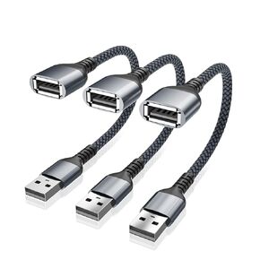 USB Data Blocker Adapter 3-Pack,Charge Only Type-A Cable,Data Blocking Defender,Protect Against Juice Jacking,USB Power Connector for iPhone 12 13 14 15,Samsung Galaxy S21 S22 S23,iPad Air Tablet,Car