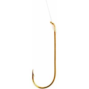Eagle Claw Assorted Aberdeen Light Wire Snell Fishing Hook, 24 Piece (Gold)