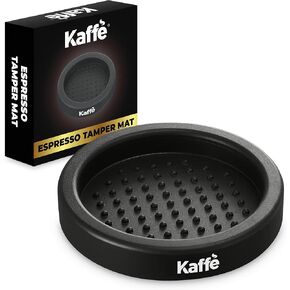 Kaffe 2-in-1 Espresso Tamping Mat - Waterproof, Food Safe Silicone Tamper Mat & Portafilter Holder with Anti-Slip Base - Small Coffee Tamping Mat - Barista Tools and Espresso Accessories