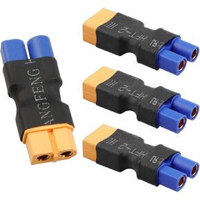 4-حزمة XT60 إلى EC3 موصل محولات لاسلكية لطائرة RC سيارة طائرة بدون طيار FPV شاحن بطارية ليبو ESC in Kuwait