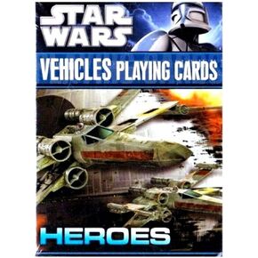 Star Wars Heroes Vehicles Playing Cards