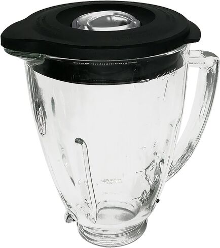 6-cup stainless steel Jar with lid，Compatible with Oster Classic Series OSTERIZER GALAXIE BLENDER/CHOPPER and Compatible with Cuisinart blender (Stainless steel, 6 cups round Jar) in Kuwait