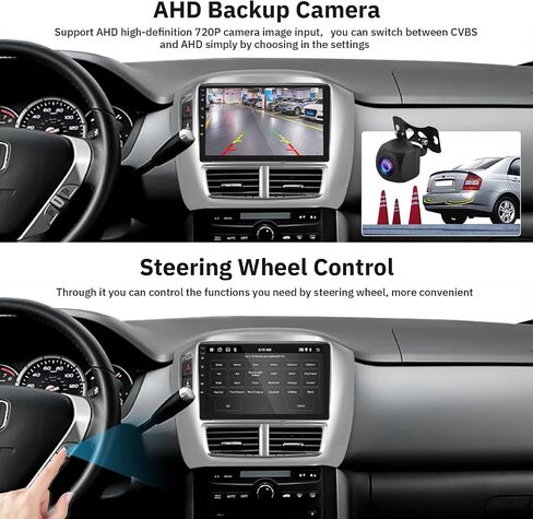 2G+64G لسيارة Honda Pilot 2006-2008 ستيريو سيارة Android مع Carplay لاسلكي Android Auto، شاشة لمس 9 بوصة راديو سيارة بلوتوث يدعم نظام تحديد المواقع والملاحة WiFi وصوت FM SWC USB + كاميرا احتياطية in Saudi Arabia