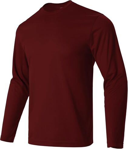 5 Pack Men's T-Shirts,Long Sleeve Athletic Shirt Men,Quick Drying Soft Moisture Wicking Odor Protection in Saudi Arabia