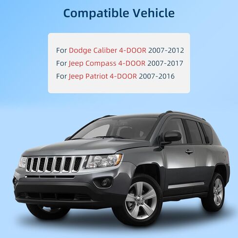 2 قطعة مستشعر سرعة العجلات الأمامية اليسرى واليمنى ABS لسيارة دودج كاليبر 2007-2012، لسيارة جيب كومباس 2007-2016، لسيارة جيب باتريوت 2007-2016 استبدال 5105572AA 5105573AA in Kuwait