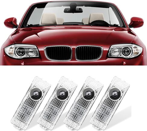 أضواء باب السيارة HD ترحيب ضوء البركة استبدال الضوء لسلسلة BMW 1 2 3 4 5 6 7 X1 X3 X4 X5 X6 M GT، واضح، gmbm1018 in Kuwait