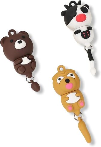 Cute USB Flash Drive Animal Series, Portable & Waterproof Thumb Drive Small Memory Stick with Key-Hole Design,Gift for Friend Families in Saudi Arabia