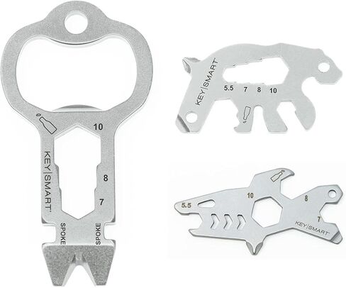 KeySmart AllTul Owl - مجموعة أدوات متعددة الأغراض لسلسلة المفاتيح 4 في 1 للحمل اليومي مع AllTul Bear وAllTul Shark in Kuwait