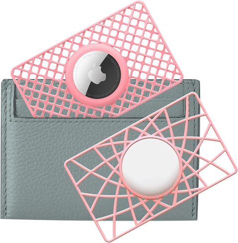 WALNEW AirTag Wallet Holder 2 Pack, Ultra Slim Thin Credit Card Size Case for Air Tags, 0.1 inch Thickness Airtag Holder for Purse, Backpack, Clutch Bag, Handbag in Saudi Arabia