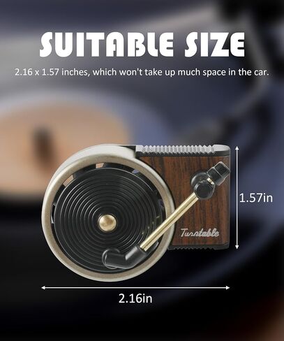 Car Air Freshener,Car Air Fresheners Vent Clips,Car Accessories Decoration Car Fresheners Album Cover Air Freshener, Record Player Car Fresheners for Women Music Fans Gift in Saudi Arabia