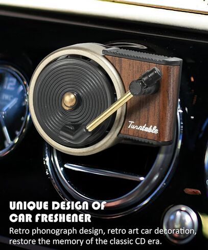 Car Air Freshener,Car Air Fresheners Vent Clips,Car Accessories Decoration Car Fresheners Album Cover Air Freshener, Record Player Car Fresheners for Women Music Fans Gift in Saudi Arabia