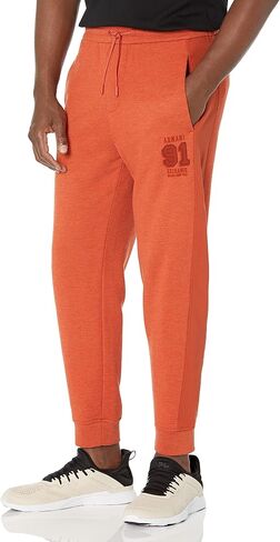 A｜X ARMANI EXCHANGE Men's 91 Logo Design Drawstring Trousers in Saudi Arabia