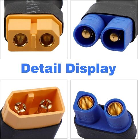 4-حزمة XT60 إلى EC3 موصل محولات لاسلكية لطائرة RC سيارة طائرة بدون طيار FPV شاحن بطارية ليبو ESC in Kuwait