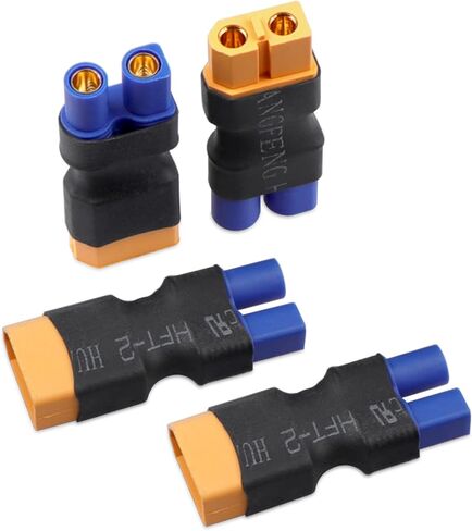 4-حزمة XT60 إلى EC3 موصل محولات لاسلكية لطائرة RC سيارة طائرة بدون طيار FPV شاحن بطارية ليبو ESC in Kuwait