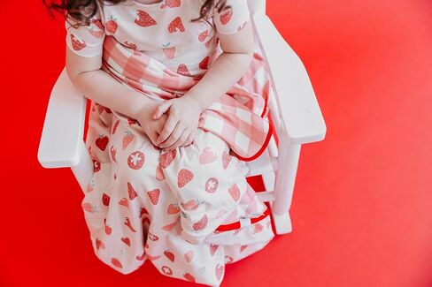 Copper Pearl Three-Layer Baby Blanket: Soft Baby Quilts for Boys and Girls | Breathable, Cozy, Toddler Blanket | Baby Quilt for Newborns | 46x46 Premium Polyester/Rayon | Strawberry in Saudi Arabia