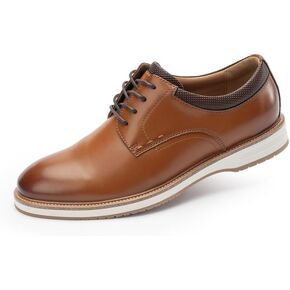 Cusolemore Dress Sneakers for Men Oxfords Casual Shoes, Classic Round Toe, EVA Rubber Outsole, Soft Snug Fit Design