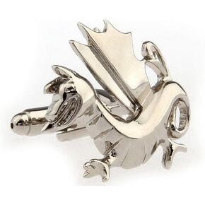 Dragon Pair of Cufflinks in a Presentation Gift Box & Polishing Cloth