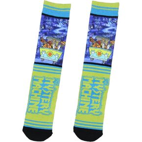 Bioworld Scooby-Doo Mens' The Mystery Machine Sublimated Crew Socks