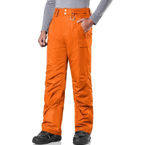 FREE SOLDIER Men's Waterproof Warm Snowboard Insulated Pants Winter Ski Snow Pants