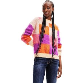 Desigual Women's Woman Flat Knit Thick Gauge Pullover