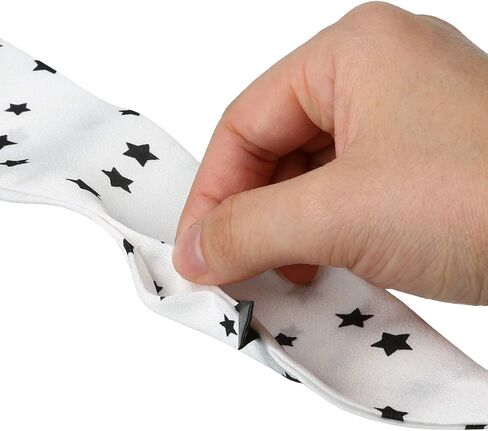 Allegra K Women Star Print Skinny Scarf Neck Scarves Double Sided Neckerchief Hair Wrap in Saudi Arabia
