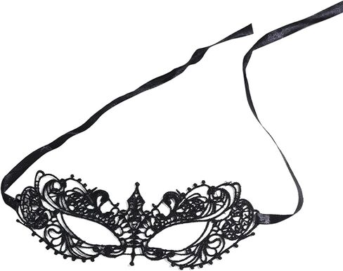 عصابة رأس KADBLE للسيدات والفتيات المثيرة من الدانتيل على شكل آذان القطط وقناع تنكر فاخر لحفلات المكياج التنكرية in Kuwait