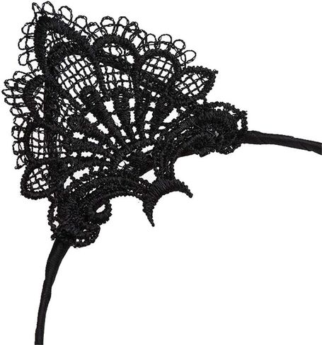 عصابة رأس KADBLE للسيدات والفتيات المثيرة من الدانتيل على شكل آذان القطط وقناع تنكر فاخر لحفلات المكياج التنكرية in Kuwait