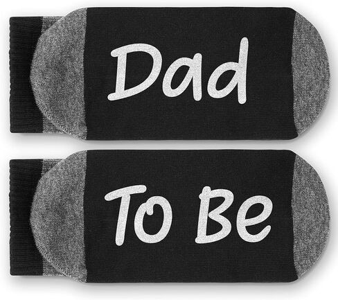 جوارب للأب، هدايا للأب الجديد، هدية عيد الأب، جوارب للأب، هدية للأب، جوارب استحمام الطفل، هدية الحمل، إعلان الحمل، (GY100) in Kuwait