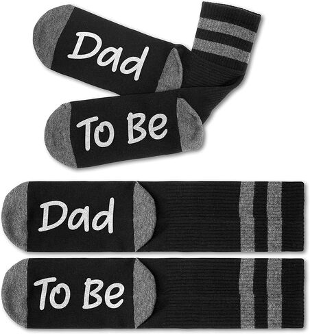 جوارب للأب، هدايا للأب الجديد، هدية عيد الأب، جوارب للأب، هدية للأب، جوارب استحمام الطفل، هدية الحمل، إعلان الحمل، (GY100) in Kuwait