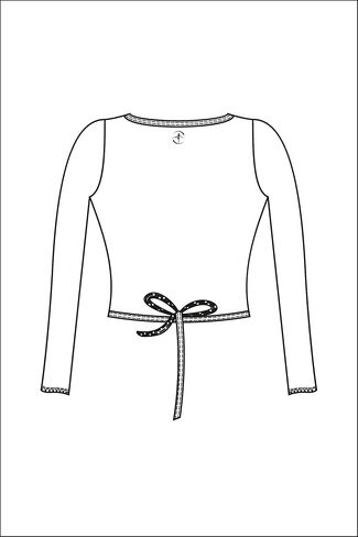 ارتدي قطعة علوية ملفوفة من Moi Carmen للرقص/الباليه، من الإيلاستان الأكريليك المحبوك للأطفال in Kuwait