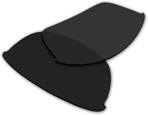 عدسات مستقطبة سوداء بديلة لجاكيت Oakley Flak Jacket in Kuwait