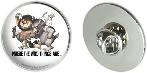 GRAPHICS & MORE Where The Wild Things are March Metal 1.1" Tie Tack Hat Lapel Pin Pinback in Saudi Arabia