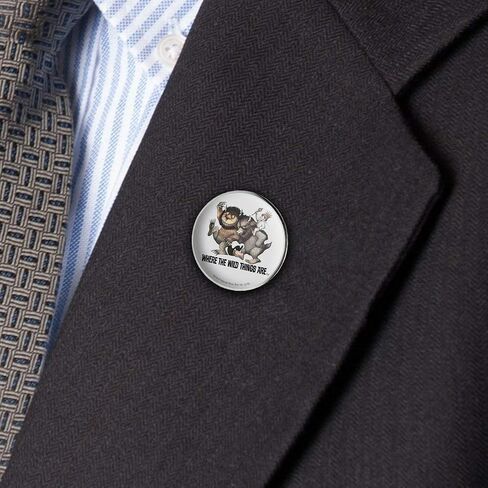 GRAPHICS & MORE Where The Wild Things are March Metal 1.1" Tie Tack Hat Lapel Pin Pinback in Saudi Arabia