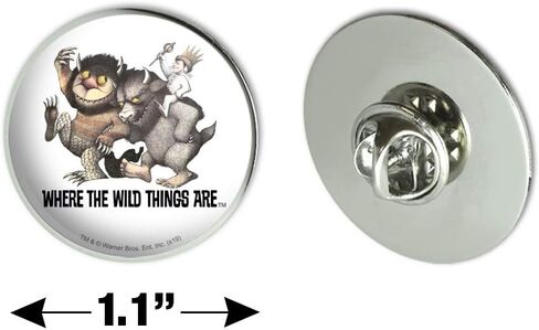 GRAPHICS & MORE Where The Wild Things are March Metal 1.1" Tie Tack Hat Lapel Pin Pinback in Saudi Arabia