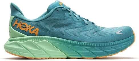 HOKA ONE ONE Mens Arahi 6 Textile Ocean Mist Lime Glow Trainers 11 US in Saudi Arabia