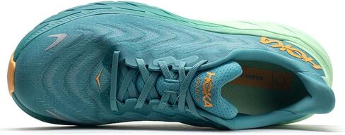 HOKA ONE ONE Mens Arahi 6 Textile Ocean Mist Lime Glow Trainers 11 US in Saudi Arabia