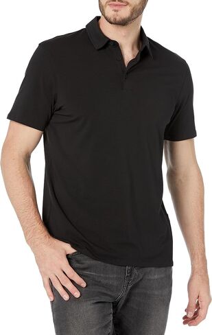 Kenneth Cole Men's 3-Button Slim Fit Knit Polo in Saudi Arabia