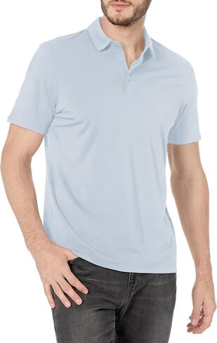 Kenneth Cole Men's 3-Button Slim Fit Knit Polo in Saudi Arabia