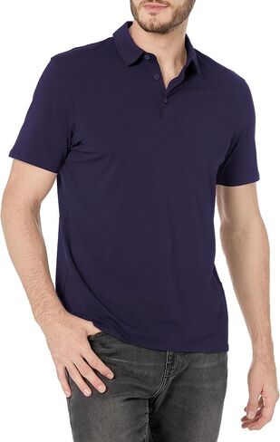 Kenneth Cole Men's 3-Button Slim Fit Knit Polo in Saudi Arabia