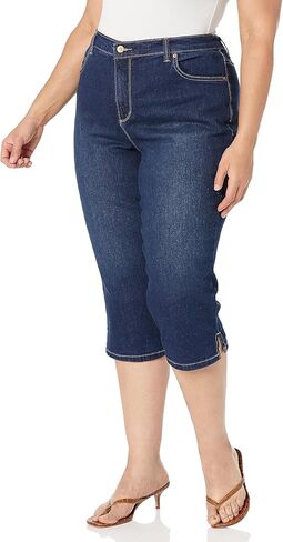 Gloria Vanderbilt Women's Plus Size Amanda Capri Jean, Madison-Rivets in Saudi Arabia
