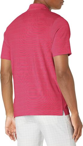Cutter & Buck Men's Moisture Wicking UPF Drytec Forge Pencil Stripe Polo Shirt in Saudi Arabia