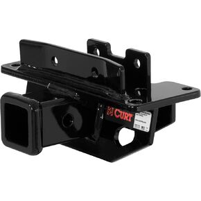 CURT 13072 Class 3 Trailer Hitch, 2-In Receiver, Concealed Main Body, Fits Select Dodge Durango, Chrysler Aspen, GLOSS BLACK POWDER COAT