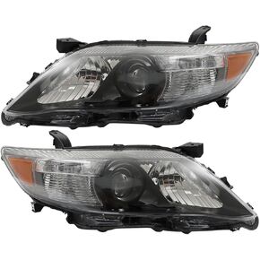 labwork Headlights Replacement for 2010 2011 Toyota Camry SE Headlamps Halogen Headlights Passenger and Driver Side