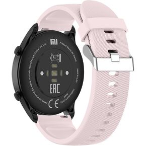 22mm Quick Released Watch Band Compatible with Fossil Men's Gen 6 44mm / Gen 5E 44mm / Men's Gen 5 Carlyle, Silicone Wrist Straps Women Men Replacement Bands Compatible for Fossil Smartwatch