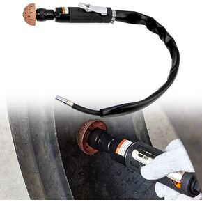 Sporacingrts 2500rpm Low Speed Air Tire Buffer Tire Repair Kit Polishing Cleaning Tool 35 mm Pneumatic Automatic Buffing Wheel Machine Tire Patch Tools Rear Exhaust