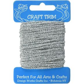 Design Works Crafts 10202 Glitter Silver Yarn Card