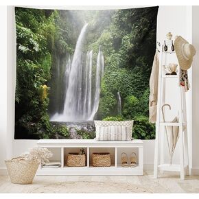 Lunarable Winery Tapestry, Barrels for Storage of Wine Italy Oak Container in Cold Dark Underground Cellar, Fabric Wall Hanging Decor for Bedroom Living Room Dorm, 23" X 28", Apricot Brown