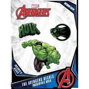 Marvel Incredible Hulk Smash Vinyl Decals - Set of 3 Outdoor Rated Stickers for Car, Laptop, Computer, Water Bottle - Marvel Stickers for Kids and Adults