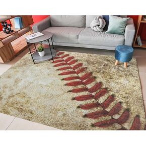 ALAZA Happy Thanksgiving Day Maple Leaf Fall Non Slip Area Rug 4' x 5' for Living Dinning Room Bedroom Kitchen Hallway Office Modern Home Decorative